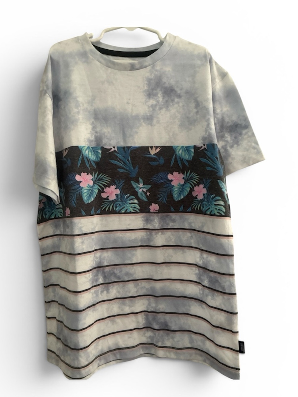 Boys Tropical Stripe Graphic Tee NWT